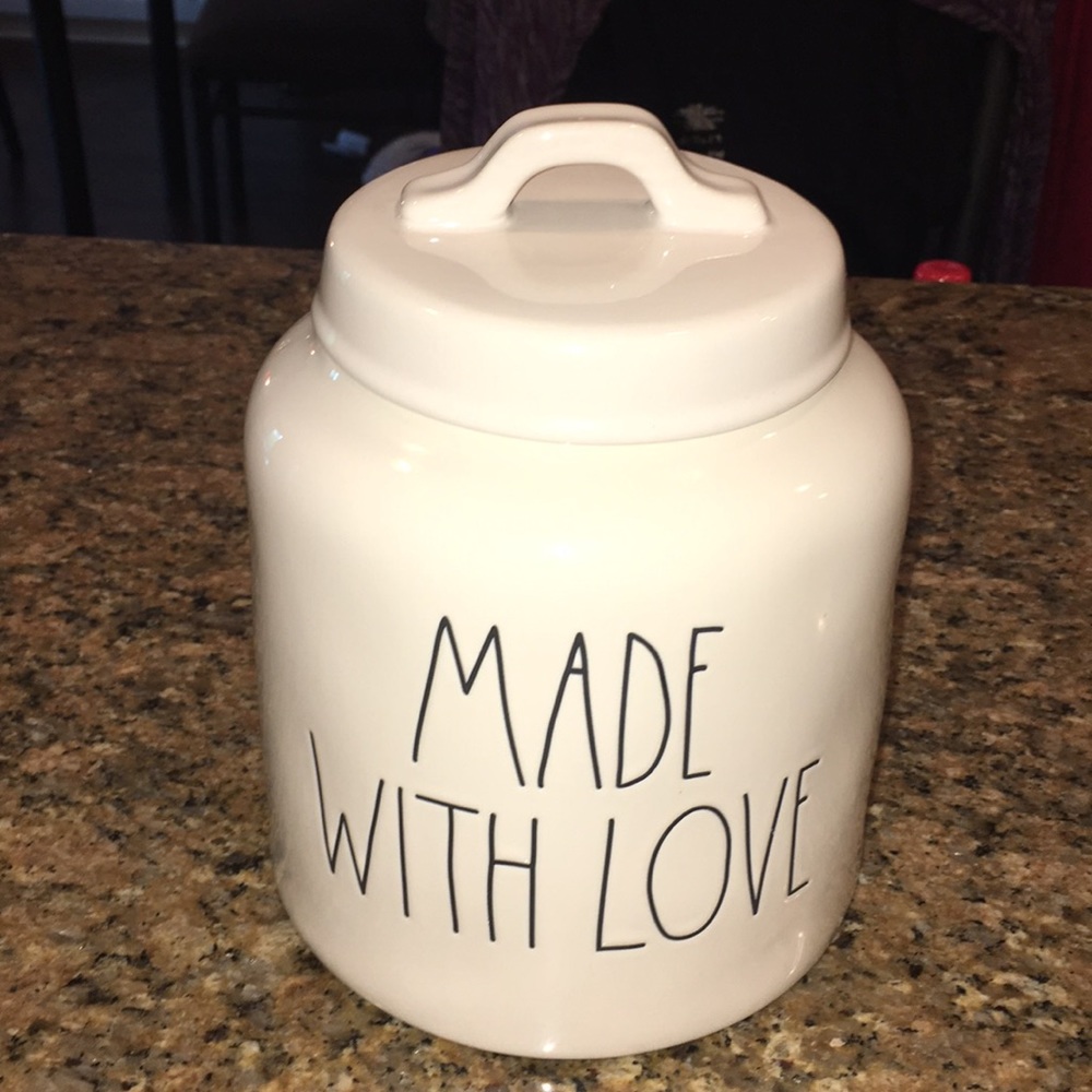 RARE Rae Dunn Made With Love Canister